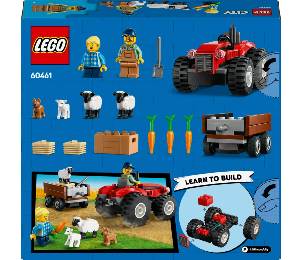 LEGO City 60461 Czerwony traktor z przyczepą i owocami - 1284267 - zdjęcie 10